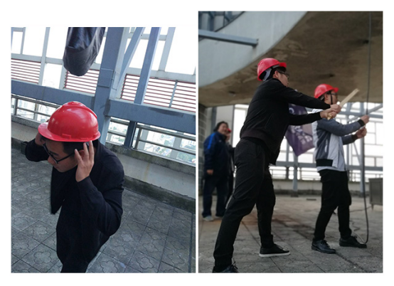 康蓝装饰举行2018年度消防演练